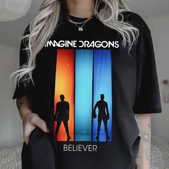 Samantha S Other - Imagine Dragons Mercury Tour 2023 T-Shirt Believer Music Band Graphic Fan Shirt